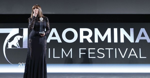 Monica Bellucci a Taormina