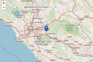 Terremoto di magnitudo 3.2 a est di Roma