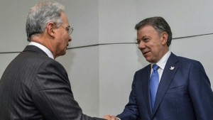 Colombian president meets rival to discuss FARC deal