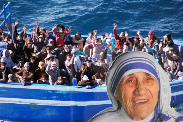 In Germania una svolta xenofoba mentre viene acclamata Madre Teresa, la santa dei poveri