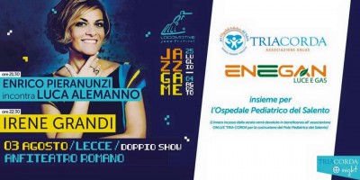 Lecce - TriaCorda Night: Irene Grandi il 3 agosto all’Anfiteatro Romano