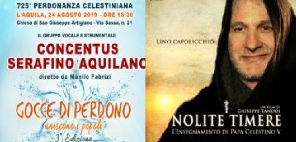 L&#039;Aquila, alla Perdonanza Celestiniana il Concerto &#039;&#039;Gocce Di Perdono Uniscono I Popoli&#039;&#039;