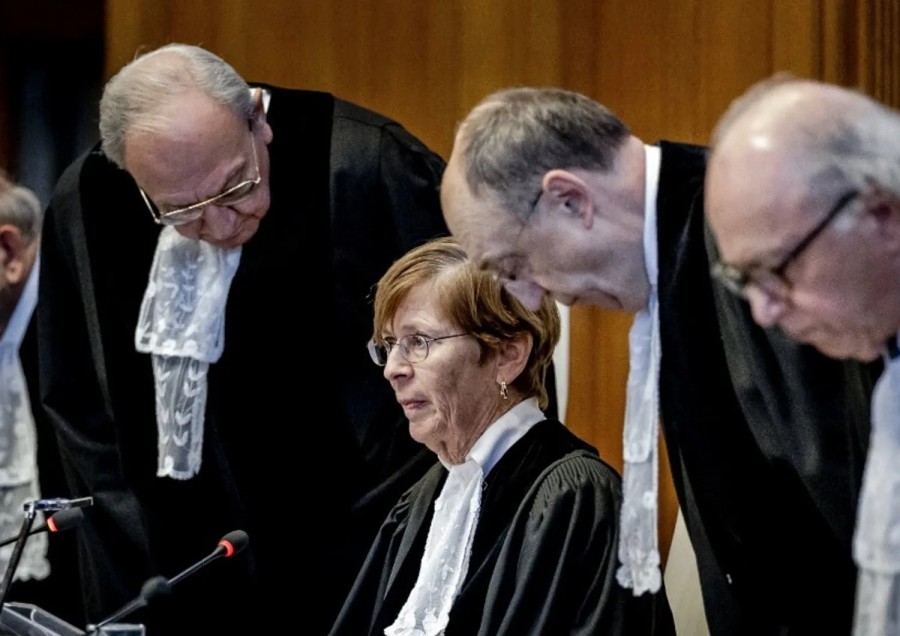 I giudici della Corte internazionale dell&#039;Aja