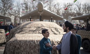  Un drone UAV Shahed-136 di fabbricazione iraniana