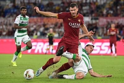 Roma cala poker, Sassuolo travolto 4-2