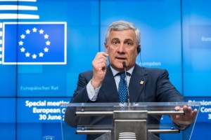 Antonio Tajani, presidente de Comisión Asuntos Constitucionales