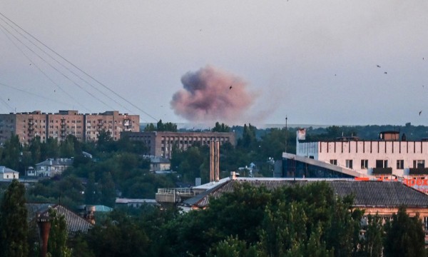 Bombardamenti a Donetsk 