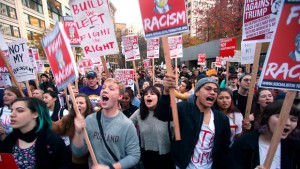 From New York to LA, protests erupt against Trump&#039;s win