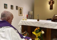Papa Francesco presso Policlinico Gemelli