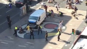 Barcelona attack: Van crashes into crowds in Ramblas tourist area