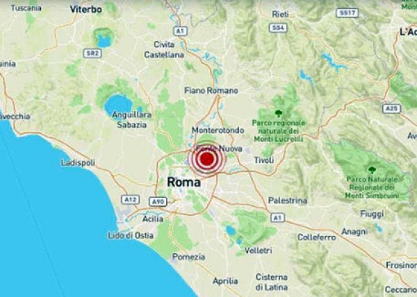 Terremoto a Roma, all&#039;alba paura ma nessun danno