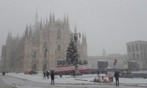 Arriva la tempesta dell&#039;Immacolata, neve in Valpadana