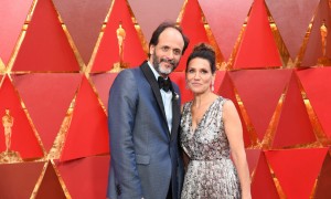Luca Guadagnino sul red carpet della notte degli Oscar