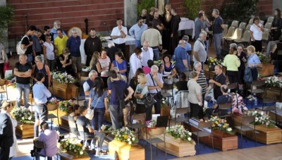 Primeros funerales de Estado por las víctimas del terremoto de Italia Sube a 291 el número de muertos