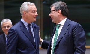 Giancarlo Giorgetti e Bruno Le Maire