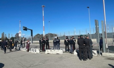  Aeroporto di Venezia. Attesa per l&#039;arrivo di Turetta 