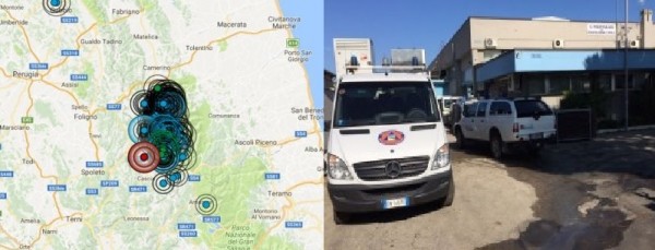 Si muove la solidarietà dalle Regioni per le zone terremotate