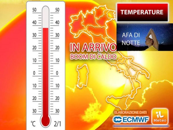 In arrivo un boom di caldo