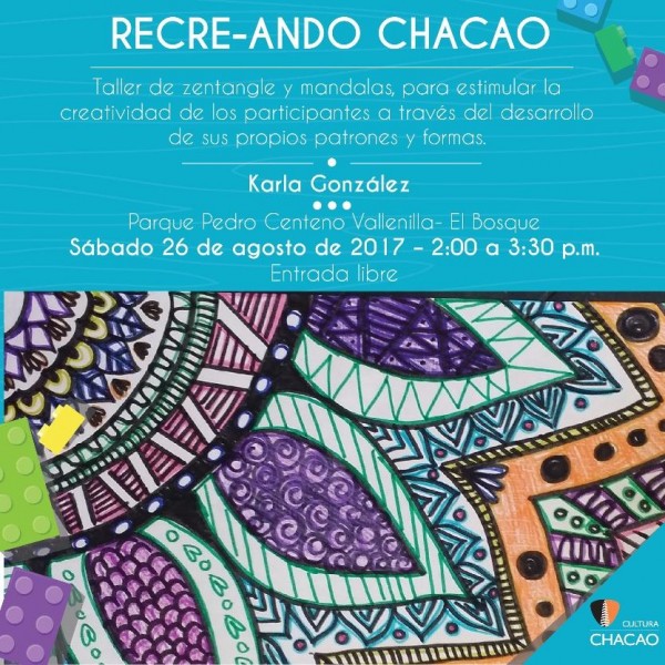 Cultura Chacao ofrece taller familiar de zentangle y mandalas  en el Parque Pedro Centeno Vallenilla de El Bosque