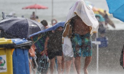 Spiaggia, maltempo