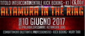 Altamura in The Ring 3 e la Festa del Kick Boxing col tarantino Massimiliano Consenti