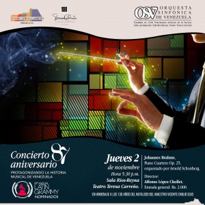 La Sinfónica de Venezuela celebra su aniversario con dos grandes conciertos
