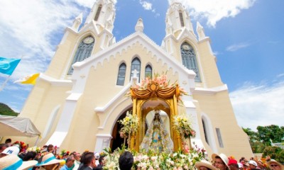 Devotos celebran 106 años de coronación de la Virgen del Valle