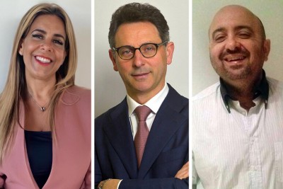 Anita Maurodinoia, Antonio Donatelli e Sandro Cataldo
