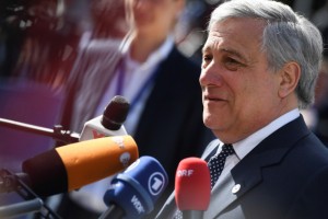 El presidente del Parlamento Europeo, Antonio Tajani (PPE)
