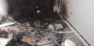 Taranto - Borgo - Tentativo di incendio in un condominio per opera di ignoti