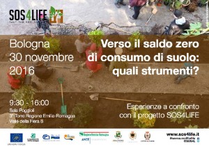Bologna -  Verso il saldo zero del consumo di suolo, se ne parla il 30 novembre in Regione