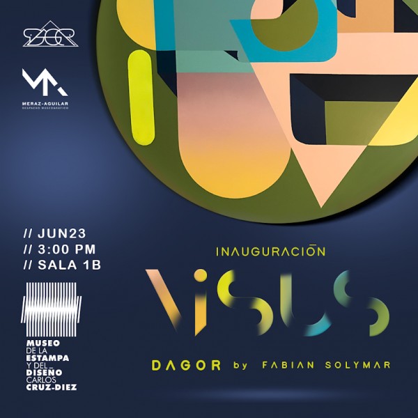 Fabian Solymar DAGOR presenta VISUS ​ en el Museo de la Estampa y del Diseño Carlos Cruz Diez
