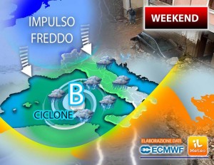 Maltempo anche nel weekend, in arrivo nuova perturbazione: ecco dove