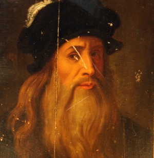 Autorretrato de Leonardo da Vinci. 