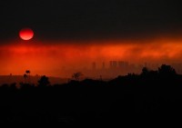  California in fiamme