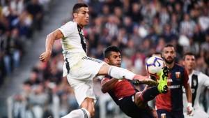 Cristiano marcó un gol, pero Juventus no ganó