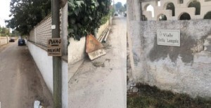 Pulsano (Taranto) - Strada urbana incomplete e nella polvere, la denuncia di Di Lena
