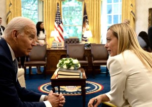 Giorgia Meloni e Joe Biden