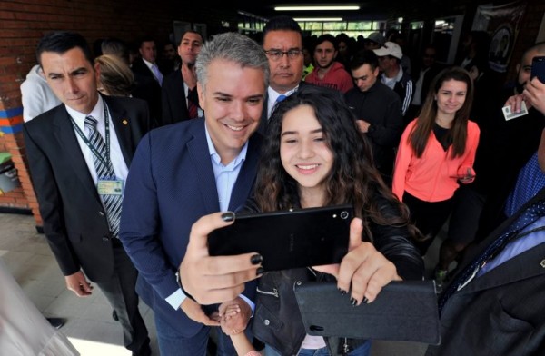 Ivan Duque, candidato presidencial del partido Centro Democratico