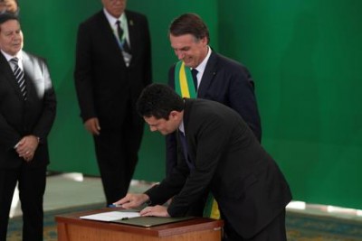 Sergio Mro insediamento come ministro della Giustizia di Bolsonaro
