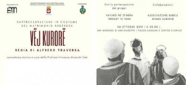 “Vej kurore”: memoria di un matrimonio arberesh