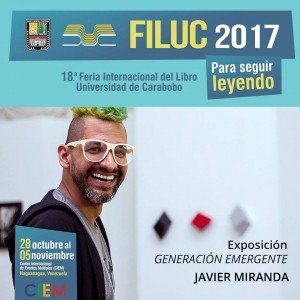 Artista plástico Javier Miranda tendrá una participación importante en la Feria del Libro 2017
