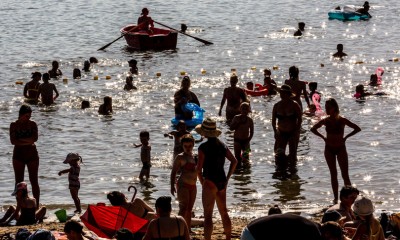 Bagnanti in spiaggia