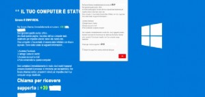 Attento il tuo pc è infetto e parte la truffa dell&#039;assistenza