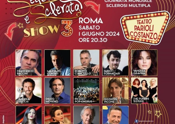 &quot;Sedotta e sclerata&quot;, uno show al Parioli per parlare di sclerosi multipla