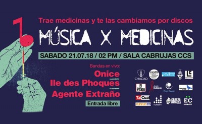 Canjearán medicinas por música en la Sala Cabrujas de Los Palos Grandes