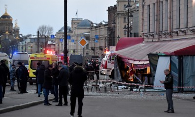 Esplosione allo &quot;Street bar&quot; caffè di San Pietroburgo
