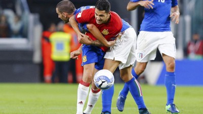 Italy and Spain share the spoils in World Cup qualifier