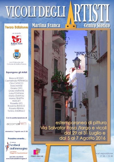Martina Franca (Taranto) - Torna ‘Vicoli degli artisti’: i colori dell’arte nel borgo