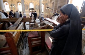 Egypt: Sisi names Coptic Cathedral bomber as funeral is held